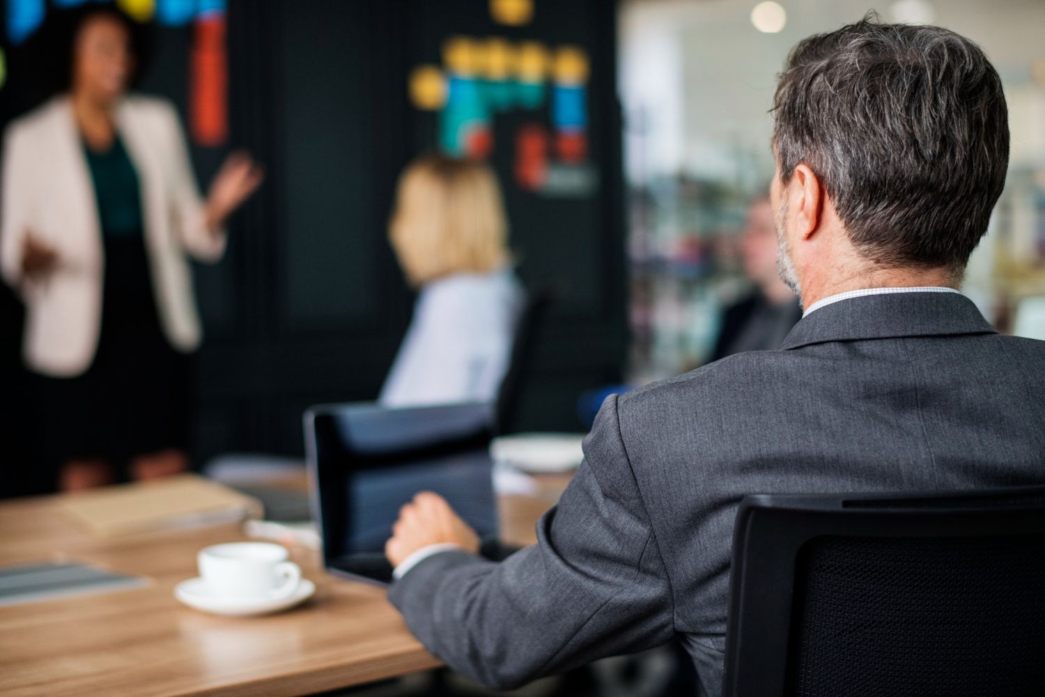 people in a meeting