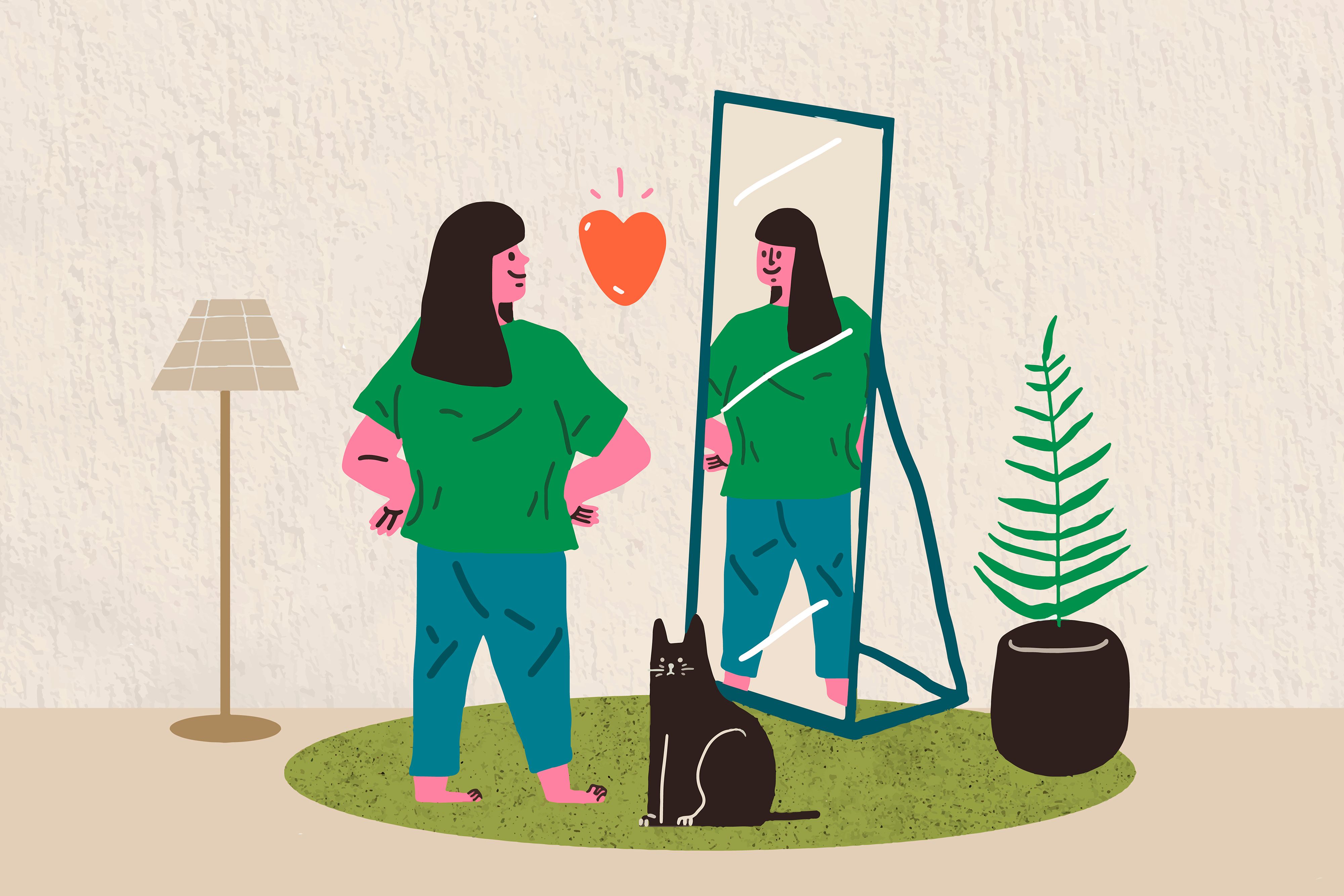  self-love illustration