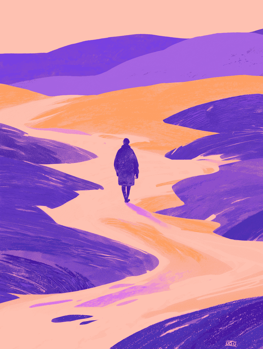 solitary figure