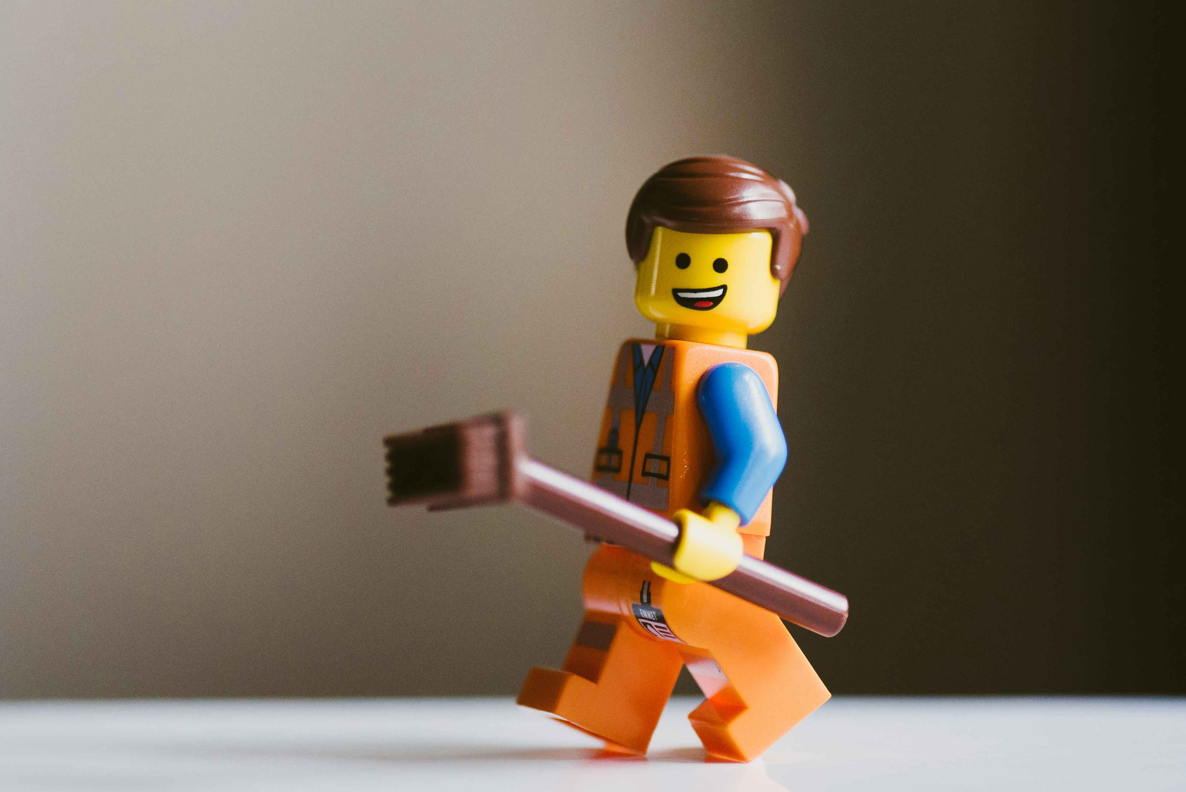 miniature of a construction worker