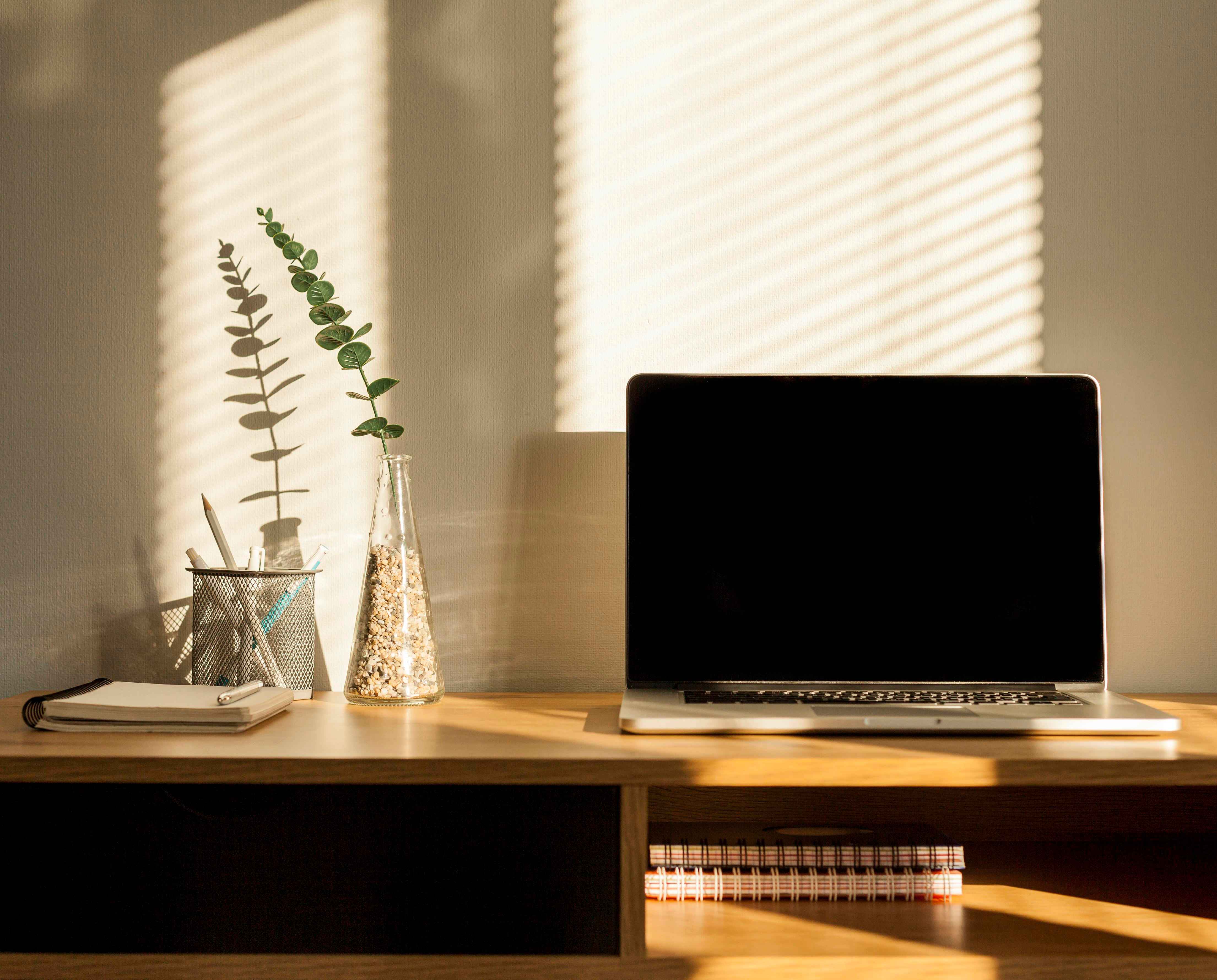 sunlight by the desk