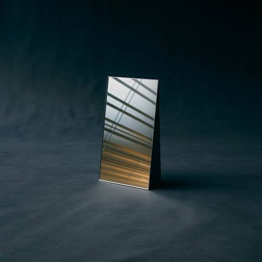 mirror in a dark room