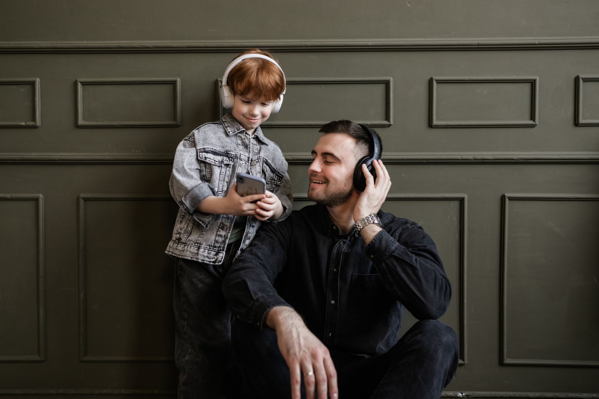 A father and son
