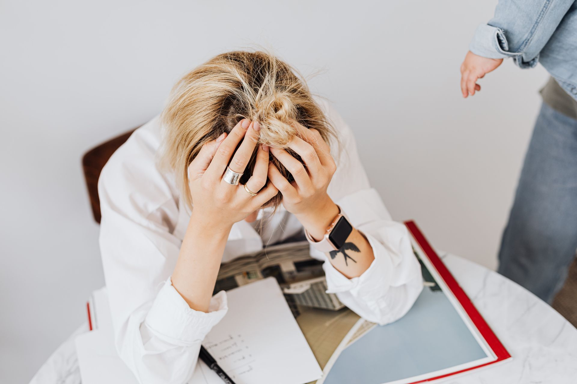 Frustrated woman