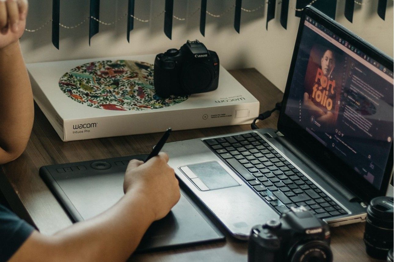 working in portfolio