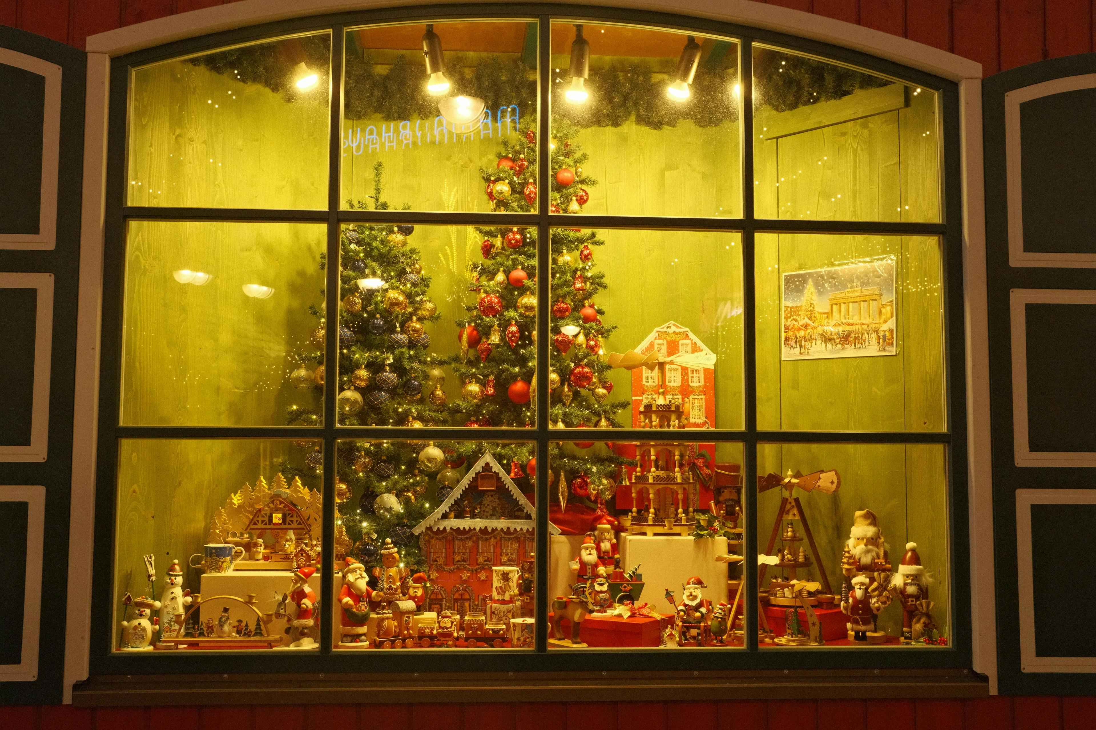 Christmas display window