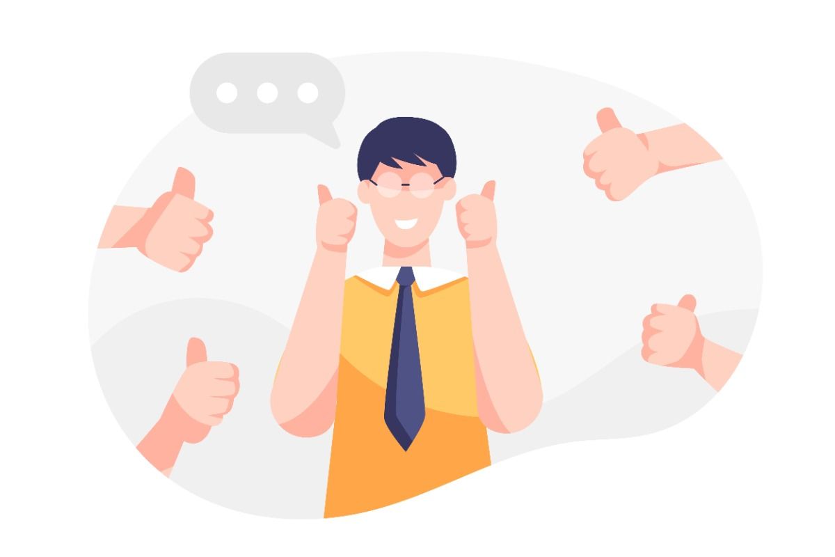 leaders gets thumb up from employees for having good social skills