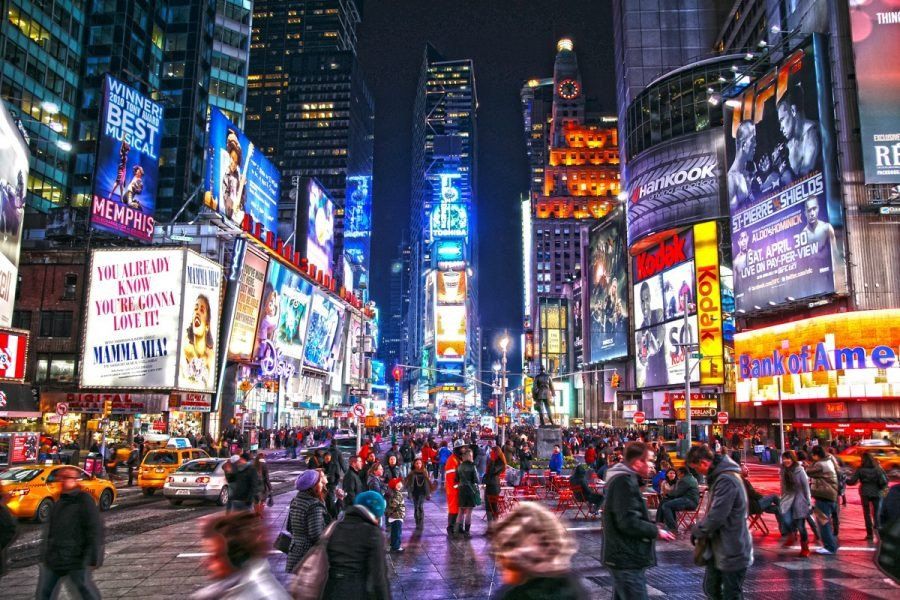 Times Square branded for its busyness